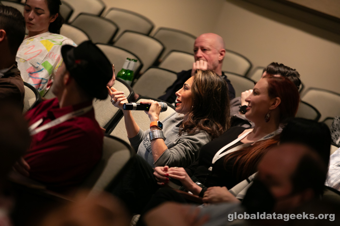 Sol Rashidi, Chris Tabb, Mikiko Bazeley, and one unidentified